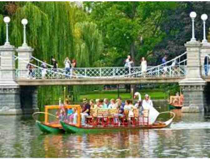 Iconic Boston Swan Boat Ride for four and $100 Dining Credit