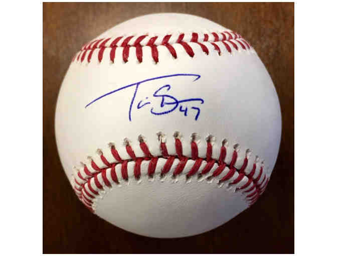 Red Sox Travis Shaw Autographed Official Major League Baseball