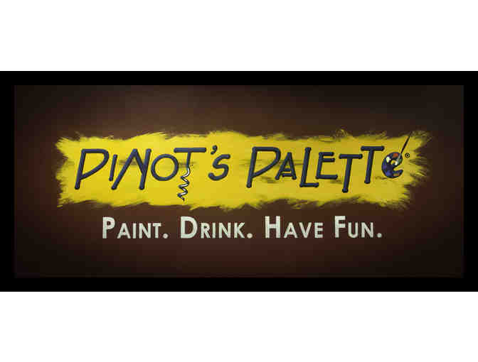 Pinot's Palette Gift Package: $75 Gift Card for Classes, Winter Cardinal Painting and more