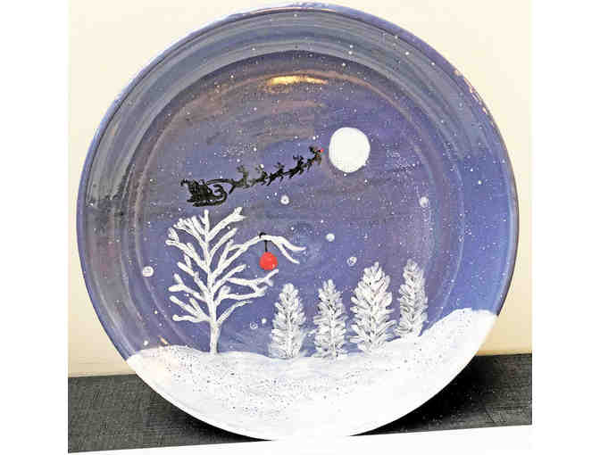 Handmade Christmas Plate Set
