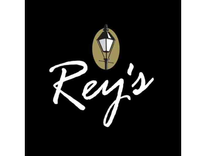 Five Course Dinner for 6 at Rey's Restaurant - Wine Included