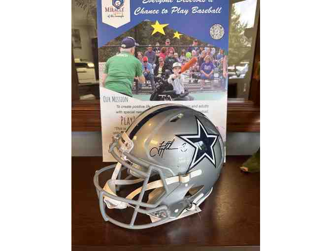 Troy Aikman Autographed Cowboys Helmet