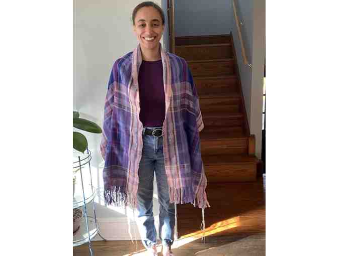 Handwoven Tallit by Abby Ruder
