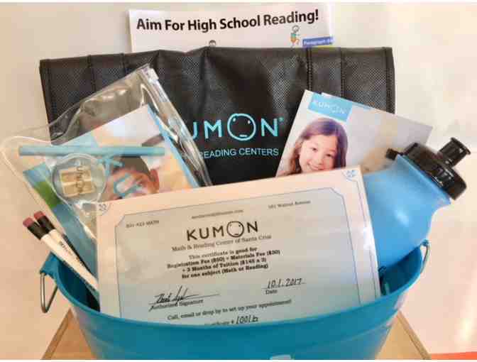 Three (3) Months of Tutoring at Kumon and a Gift Basket of Goodies