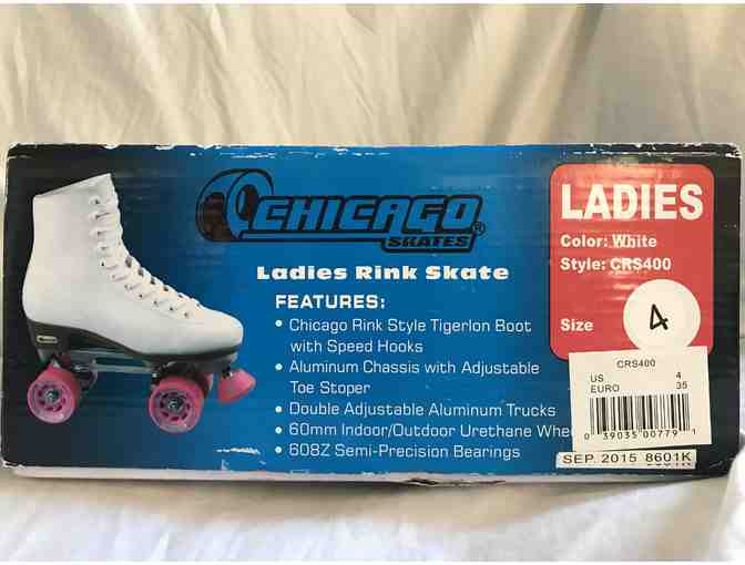 Rink Style Roller Skates - Chicago Skates - Ladies Size 4