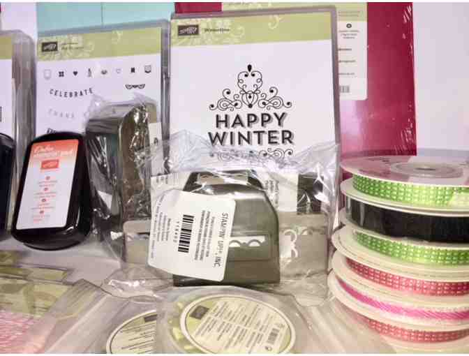 Array of Stampin Up Card, Scrapbooking, and Craft Making Supplies