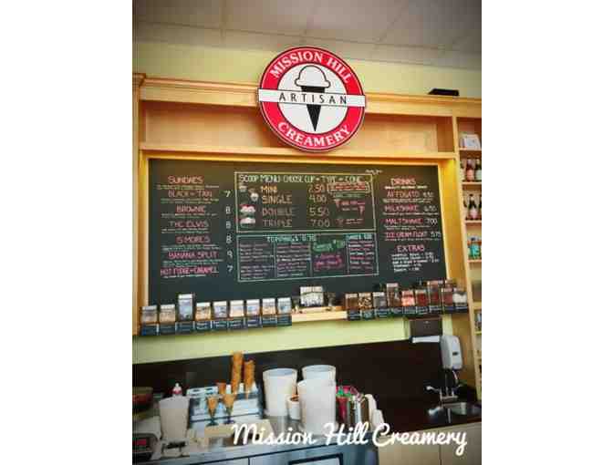 Mission Hill Creamery Gift Certificate