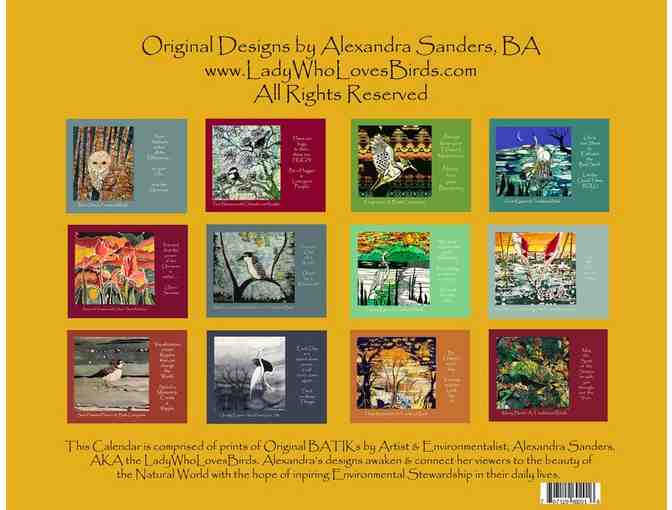 Lady Who Loves Birds 2020 'A Calendar of Birds'