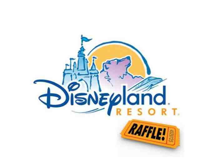 1. Disneyland Raffle of (4) 1-Day Park Hoppers: 1 Raffle Ticket Entry - Photo 1