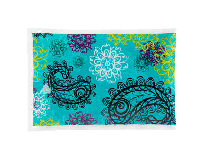 Lunch Box Set of 4 Lunch Containers -Teal + Two (2) Bento Cool Packs