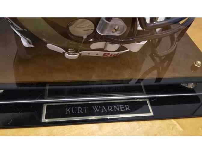 Kurt Warner Signed Helmet