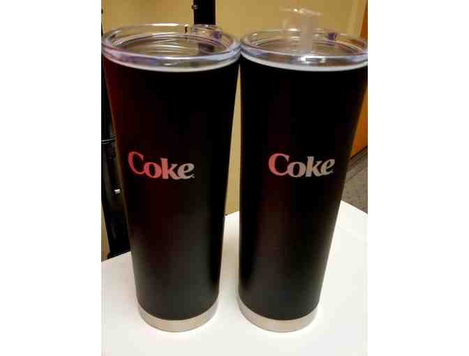 Coca-Cola Cooler and Cornhole Set