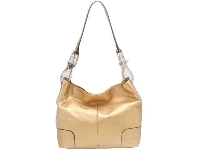 Designer Handbag - Gold Hobobag