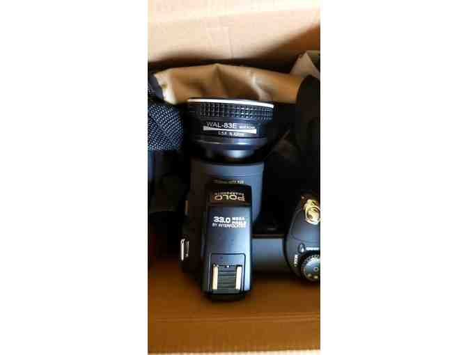 Polo Snapshot D7100 Camera Kit - includes 3 lenses and carrying bag