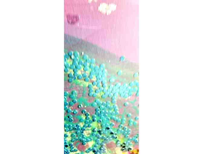 Zodiac Galaxy an acrylic painting by S, a child in care