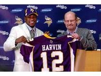 Percy Harvin autographed Vikings Jersey