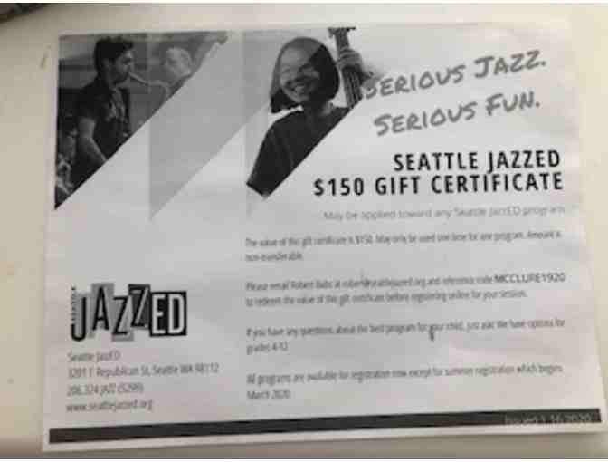 JazzEd--$150 Seattle JazzED Gift Certificate