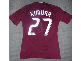 2011 jersey autographed by Kosuke Kimura