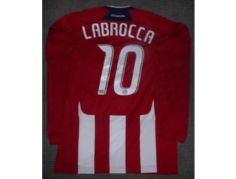 2011 jersey autographed by Nick LaBrocca