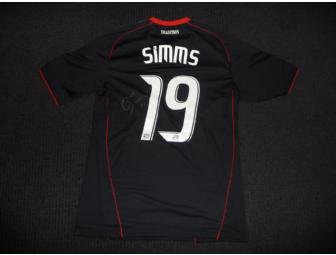 2011 jersey autographed by Clyde Simms