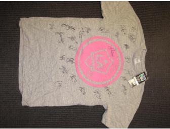 2012 LA Galaxy signed MLS Breast Cancer Awareness t-shirt