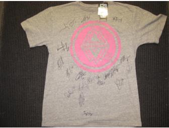 2012 Vancouver Whitecaps FC signed MLS Breast Cancer t-shirt
