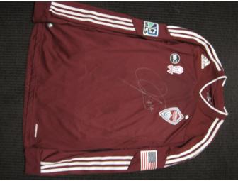 Colorado Rapids 2012 Breast Cancer Awareness jersey signed by Omar Cummings