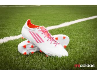 mi adidas Breast Cancer Awareness Month Cleat signed by Chris Pontius