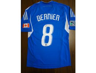 Montreal Impact game-worn 2012 Breast Cancer Awareness jersey signed by Patrice Bernier
