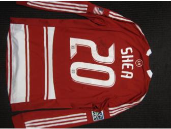 FC Dallas 12 Breast Cancer Awareness jersey signed by Brek Shea