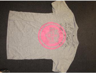 2012 Houston Dynamo signed MLS Breast Cancer Awarenes t-shirt