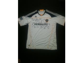 2012 MLS Cup Los Angeles Galaxy team autographed jersey