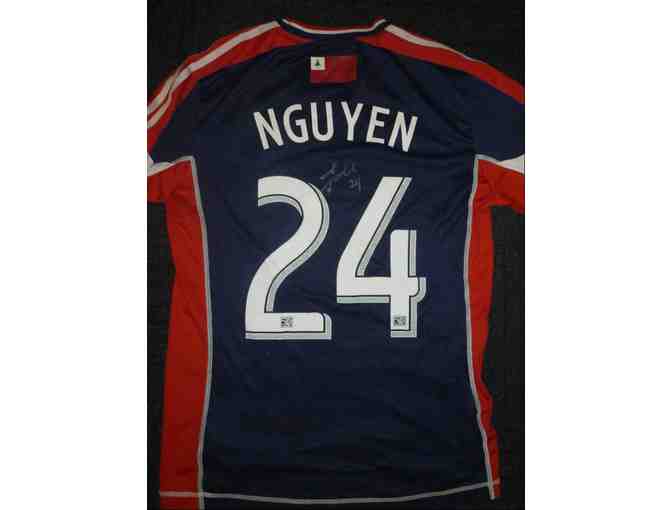 Lee Nguyen Game-Worn, Autographed Jersey