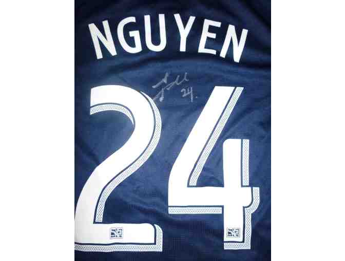 Lee Nguyen Game-Worn, Autographed Jersey