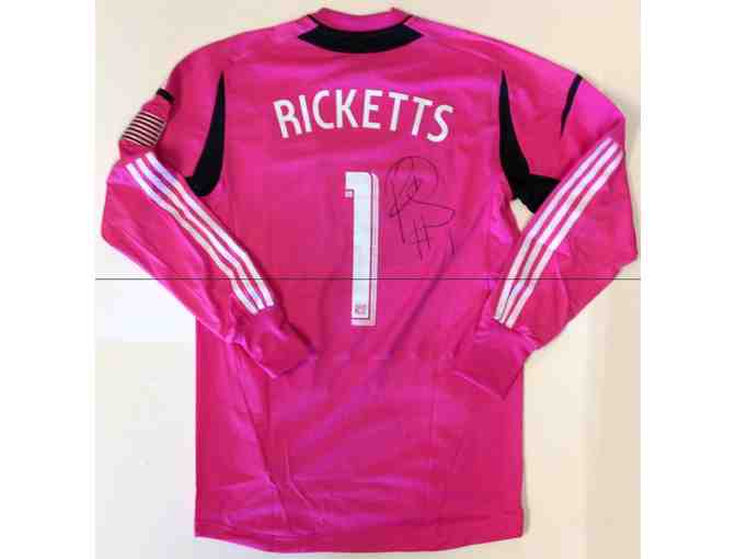 Donovan Ricketts Game-Worn, Autographed Jersey