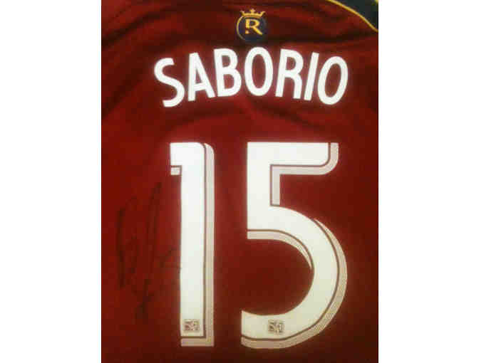 Alvaro Saborio Game-Worn, Autographed Jersey