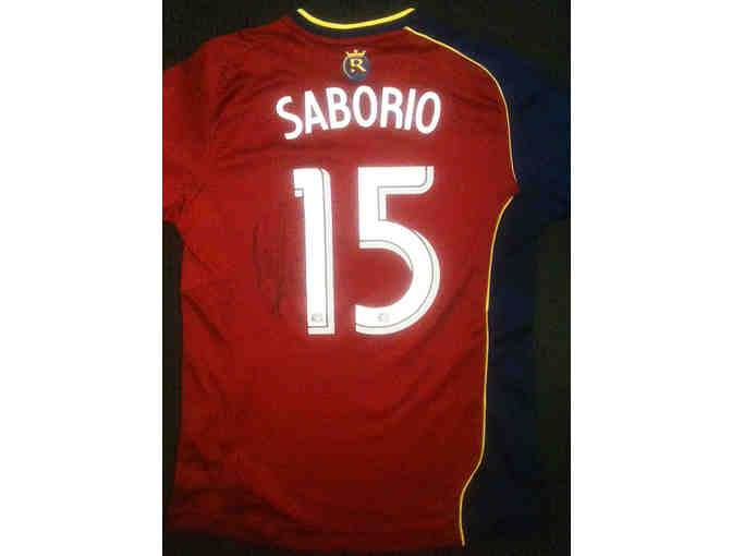Alvaro Saborio Game-Worn, Autographed Jersey