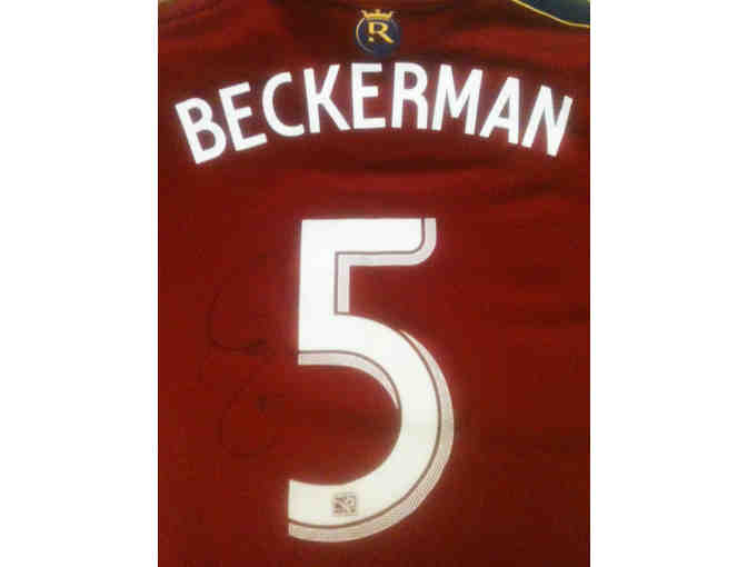 Kyle Beckerman Game-Worn, Autographed Jersey