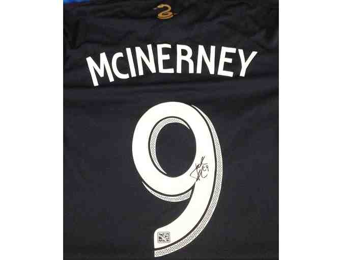 Jack McInerney Game-Worn, Autographed Jersey