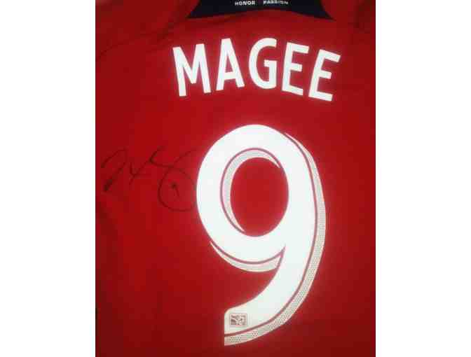 Mike Magee Game-Worn, Autographed Jersey