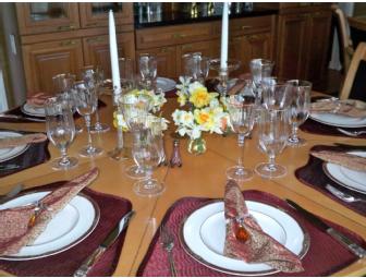 Elegant Dinner for 8 in the Quarry House by Chef Rocco Hansen