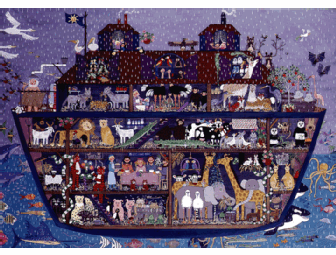 A Fanciful Serigraph of 'Jungle Buddies' by world class artist Sev Ickes