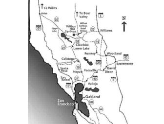 Two Nights of Bliss for 2 at Legendary Wilbur Hot Springs and Spa