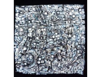 Woven Dreamscape, Painted Paper Weaving