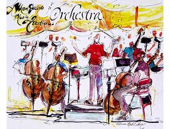 Particia Osborne Sketch of Music Festival, 'Evening Concert'