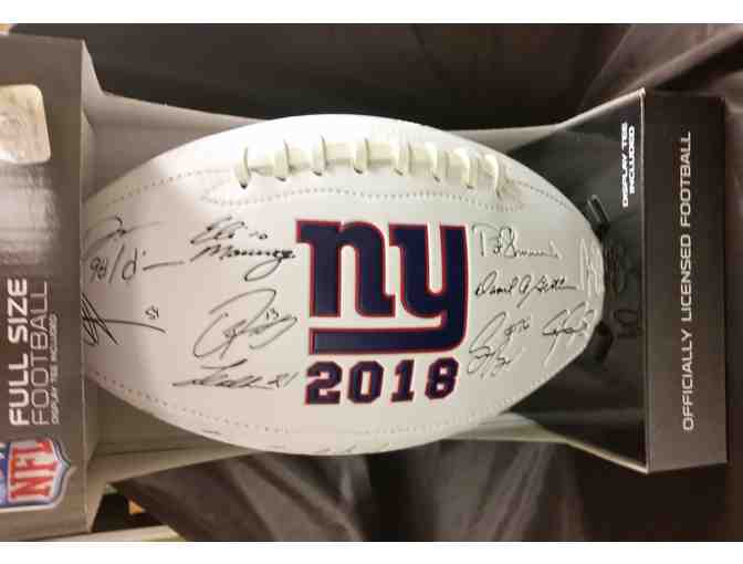 New York Giants Laser Engraved 2018 Football