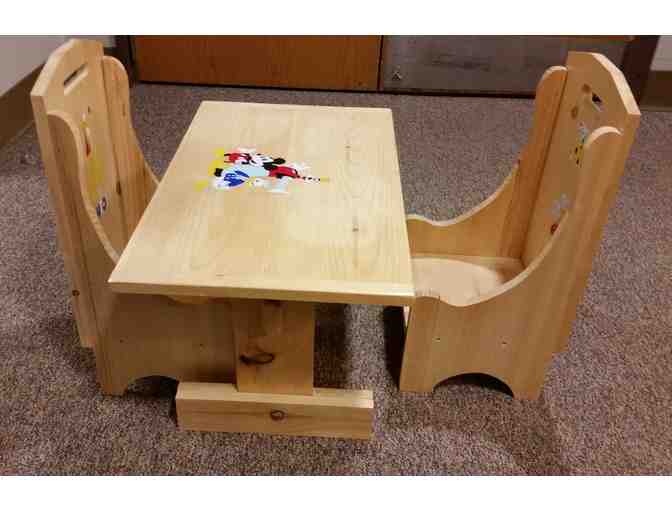 Handmade Children's Table with 2 Chairs - courtesy of Al McGrath
