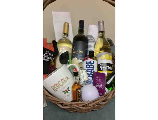 Wine & Spirits Gift Basket - courtesy of Orvis Street Wine & Liquors