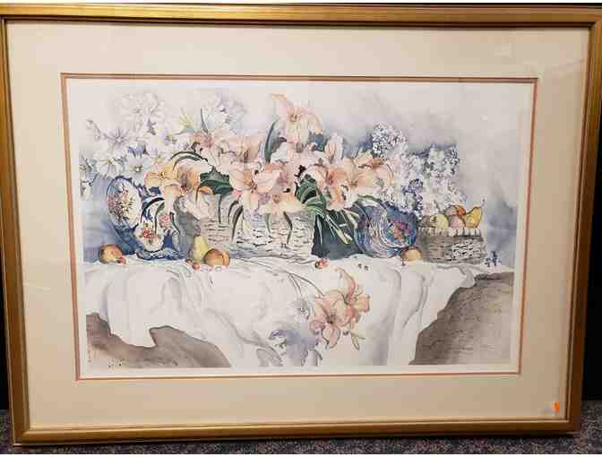 'Floral Splendor' signed, numbered print by Dorothy Shoemaker