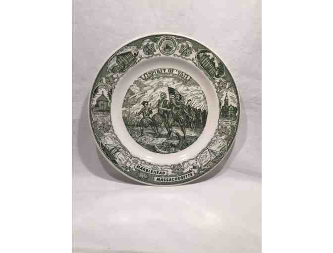 'Spirit of '76' Commemorative Marblehead Plate